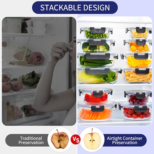 MFY 10-pack glass food containers — product detail 4